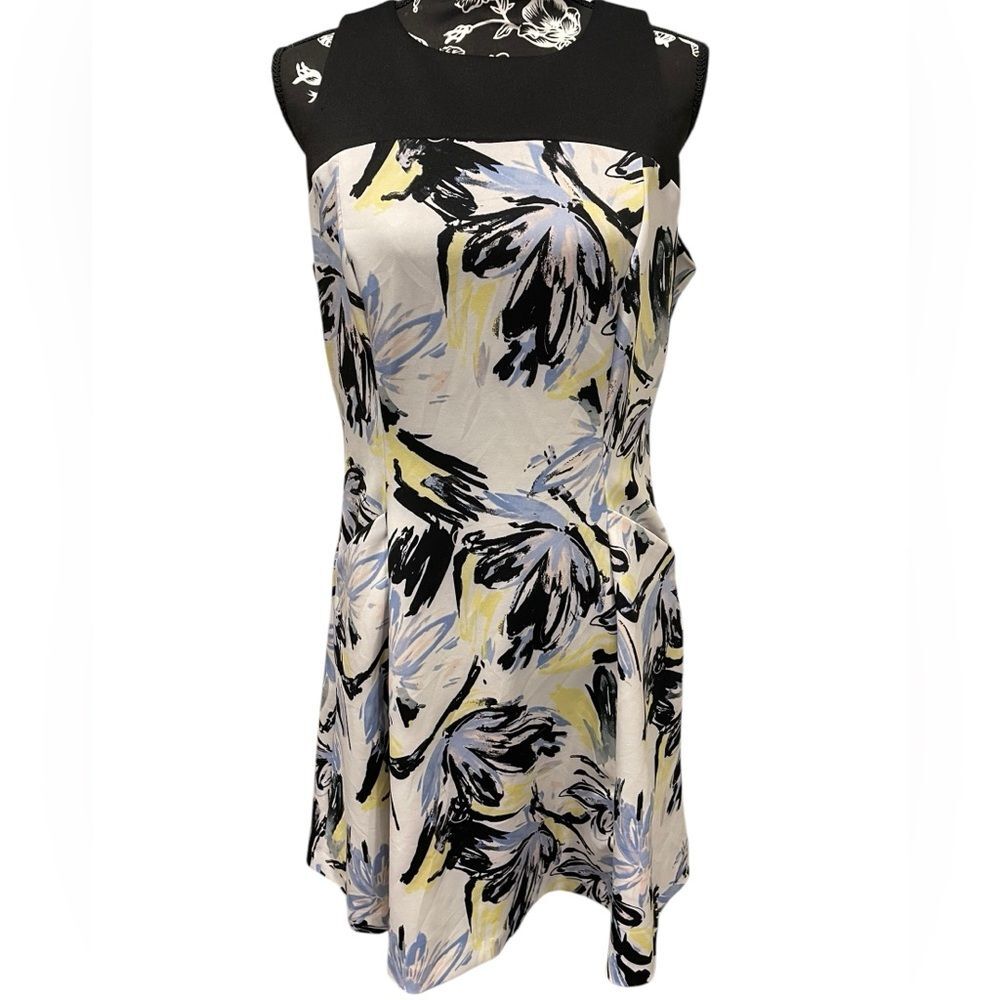 Chaps Chic Floral Dress with Pockets size 12